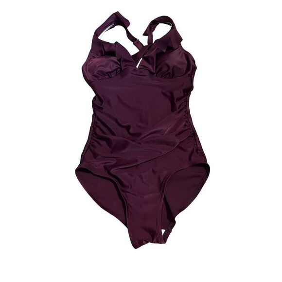 Kona Sol Other - Kona Sol Dark Purple One Piece Swimsuit